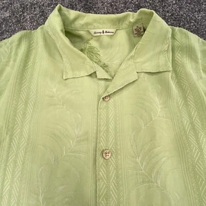 Tommy Bahama Silk Hawaiian Shirt  Short Sleeve Button Down Men's XL Aloha Camp - Picture 1 of 14