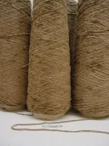 Coffee Brown 2010 ypp Rayon Chenille Yarn 5 Cones ~4.1lbs - Picture 1 of 1