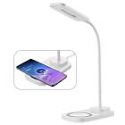 Led Desk Lamp With Wireless Charger Usb Charging Port 3 Lighting Modes Dimmable 