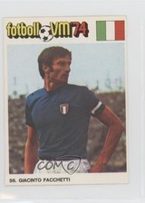 1974 Williams Forlags VM 74 Fotboll (Sweden) Giacinto Facchetti #56