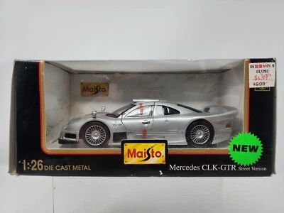1/26 MAISTO FRESH METAL MERCEDES-BENZ CLK-GTR DIE-CAST ***BRAND NEW & RARE*** - Image 1 of 4