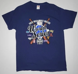 Hanes 2023 Herren dunkelblau College World Series T-Shirt mit Grafik Größe Large - Bild 1 von 8