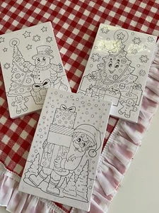 3 x Malen nach Zahlen Kinder - mit Pinsel und 6 Farben - Weihnachten - Bild 1 von 4
