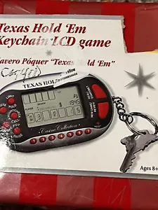 Texas Hold Em keychain LCD game New In Box (MAY NEED BATTERIES) - Picture 1 of 4