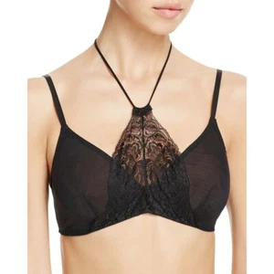 Cosabella 169514 Womens Lace Sheer Mesh Bralette Bra Black Size Small - Picture 1 of 2