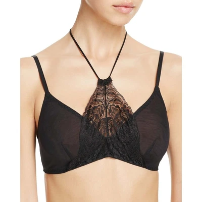 Cosabella 169514 Womens Lace Sheer Mesh Bralette Bra Black Size Small - Image 1 of 2