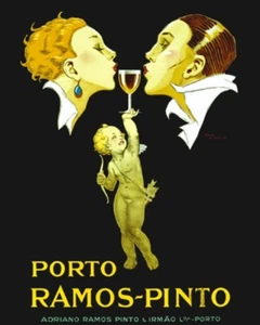 Porto Ramos-Pinto - Art Deco Wine Ad Art Poster 16X20 ETP008 - Picture 1 of 1