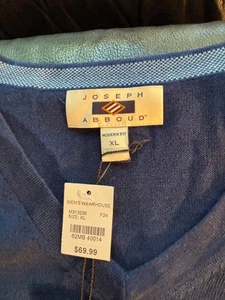 Maglione Joseph abbonda nuovo con etichette performance scollo a V 70€ XL studio vendita guardaroba - Foto 1 di 4