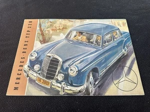 1954-1956 Mercedes Benz GERMAN 220 Original Brochure W180 Sedan Sales Catalog 55 - Picture 1 of 6