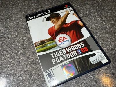Tiger Woods PGA Tour 08 PS2 Pro Golf Simulator Action 2008 Complete - Image 1 of 3