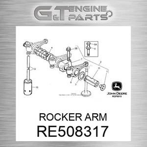 RE508317 ROCKER ARM fits JOHN DEERE (Surplus Open Box) - Picture 1 of 3