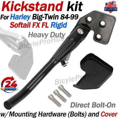 KIT DE MONTAJE DE PATA DE CABRA PARA HARLEY 84-99 SOFTAIL RÍGIDO FX FL BIG-TWIN CON PLACA DE CUBIERTA Foto 1 de 4