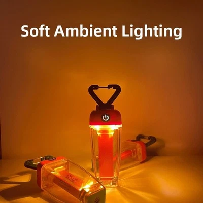 Compact USB Rechargeable Camping Lantern 45 Lumen Warm Light for Outdoors - Image 1 of 4