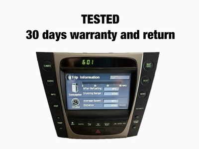 2006 2007 LEXUS GS300 MAP NAVIGATION INFORMATION DISPLAY SCREEN 86111-30390 OEM - Image 1 of 4