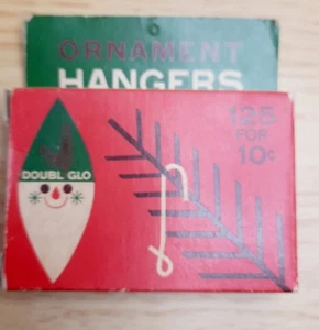 Vintage Doubl Glo Ornament Hanger Box 1959 Christmas Decor MCM 38 Hooks - Picture 1 of 4