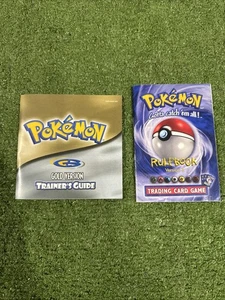Pokemon Gold Version Trainer Guide & Regelbuch Version 3 Trading Cars Spiel - Bild 1 von 4