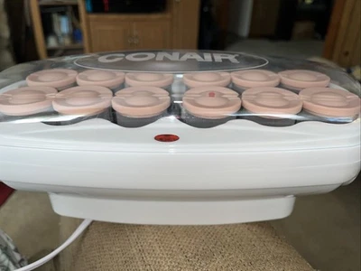 Conair Electric 5 Velvet Hot Rollers 1 1/2 Inch Curlers With Clips - Image 1 of 2