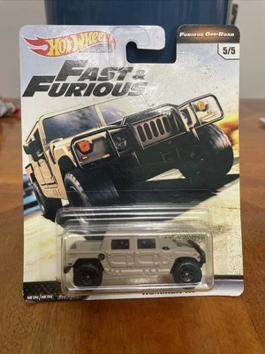 Hot Wheels Fast and Furious Premium Hummer H1 Furious Off-Road Series 5/5 New - Image 1 of 4