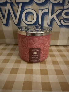 Bath & Body Works 3-Wick Candle-Cuddle Weather (14.5 oz) New 2025* - Picture 1 of 5