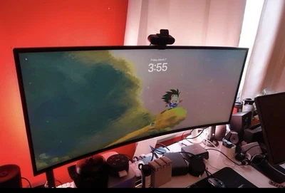 Monitor curvo LG UltraWide 38WN95C-W 38" QHD+ IPS LED - blanco Foto 1 de 4