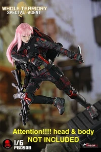 Gear Set - Fire Girl Toys FG090B 1/6 Scale Whole Territory Female Special Agent - Picture 1 of 11