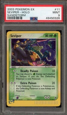 Pokemon Seviper EX Sandstorm Holo Rare #11 PSA 9 Mint - Image 1 of 2