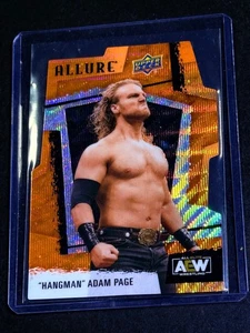 2022 Upper Deck AEW Allure Orange Slice Adam Hangman Page - Picture 1 of 2