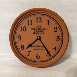 The Original Suffolk Timepiece- Pottery Wall Clock- Henry Watson - Picture 1 of 7