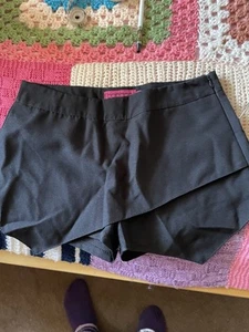 Boohoo Mini Skort UK8 Split Front Black Skirt With Shorts BNWT New/other - Picture 1 of 5