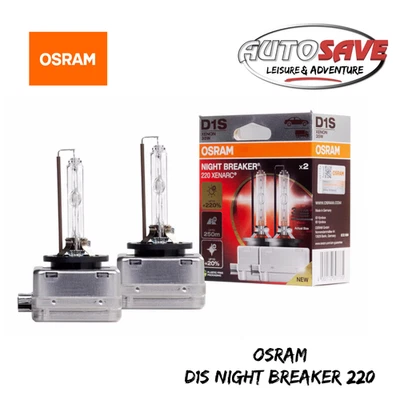 OSRAM - D1S NIGHT BREAKER 220 XENARC - 35W XENON 220% UPGRADE **NEW & IN STOCK** - Image 1 of 4