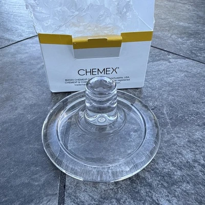 Chemex Coffee Maker Glass Lid 3/6/8/10 Cup NEW IN BOX** - image 1 of 4