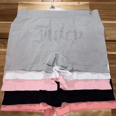Calcinha Juicy Couture pacote com 5 confortáveis sem costura menino-shorts roupa íntima 1X - Imagem 1 de 4