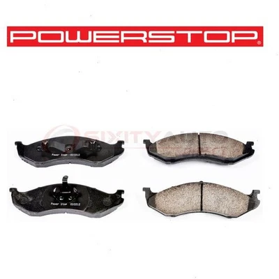 PowerStop Front Disc Brake Pad Set for 1990 Jeep Wagoneer - Braking Stopping rv - Изображение 1 из 4