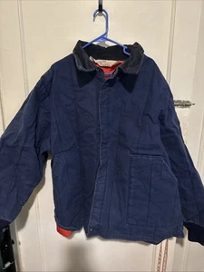 Walls Vintage Blizzard Pruf HERREN 3XL normal marineblau Canvas Arbeitsjacke USA - Bild 1 von 11