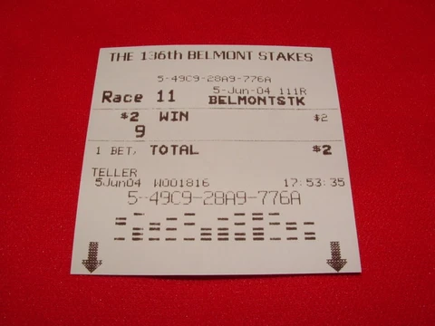 SMARTY JONES $2 WIN TICKET 2004 BELMONT STAKES HIS LAST HORSE RACE Cover