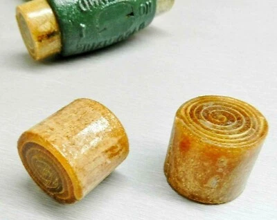 24 CONJUNTOS Cabeza Dividida Martillo Cuero Crudo Mazo Cara Juego de Repuesto 2" # 21004 Guirnalda Foto 1 de 4