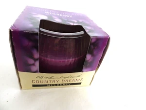 Old Williamsburg Country Dreams MULBERRY Candle NIB Up To 30 Hours 3.5 Ounces - Picture 1 of 6