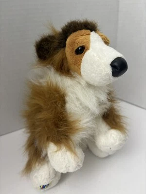 Ganz Webkinz 9" COLLIE Lassie Dog Brown White Plush Stuffed Animal Toy No Code - Image 1 of 4