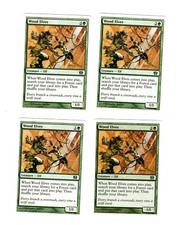 4x Wood Elves EX 8th Edition Eighth Mtg Magic EDH 4x x4