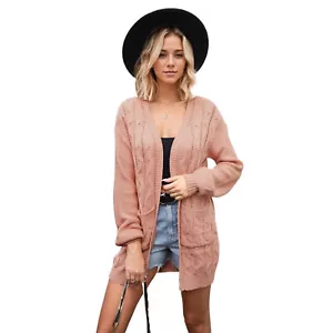 Style Amazon Hot Sale Sweater Coat European American Long Sleeve New Temu - Bild 1 von 16