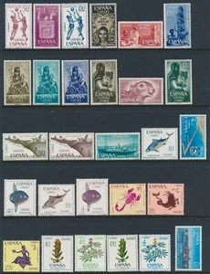 Spanish Sahara 28 Mint Not Hinged stamps from 1960s Fish, Flowers, Ships - Picture 1 of 1