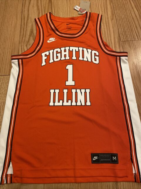 #1 Illinois Fighting Illini GameDay Greats Unisex Lightweight Basketball  Jersey - Orange