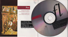 PAX Le Choeur Des Moines l'Abbaye Saint-Benoit-Du-Lac CD Gregorian Chants