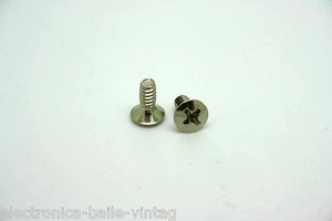 2x CHROME SCREWS 6/32 INCH THREAD FOR CRL AND OAK GRIGSBY PICKUP SELECTOR - Bild 1 von 1
