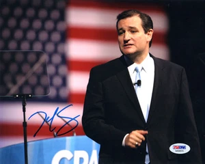 TED CRUZ SIGNED AUTOGRAPHED 8x10 PHOTO 2016 PRESIDENTIAL CANDIDATE PSA/DNA - Picture 1 of 1