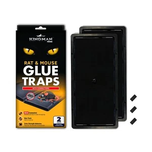 Rat Mouse Rodent Pest Glue Trap (Large Size) Tray Heavy Duty (96 Traps) with ... - Picture 1 of 7
