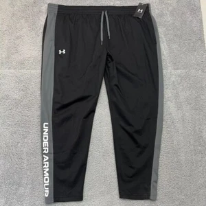 Big & Tall Under Armour Brawler Pants Athletic Gray Black Athletic 4XL - Picture 1 of 1