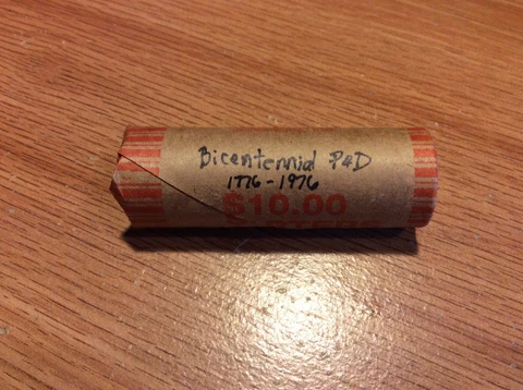 Roll of 40 Bicentennial Washington Quarters Drummer Boy 1976 P&D - Circulated Cover