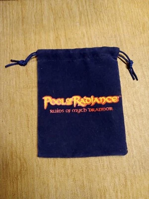 pool of radiance velvet card or dice draw string pouch ruins of myth dranner - Image 1 of 2