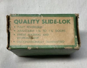 NOS Quality Hardware Mfg. Sliding Door Privacy Lock #101, US-5 Finish - Picture 1 of 5